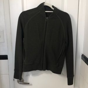 Hunter green lululemon jacket